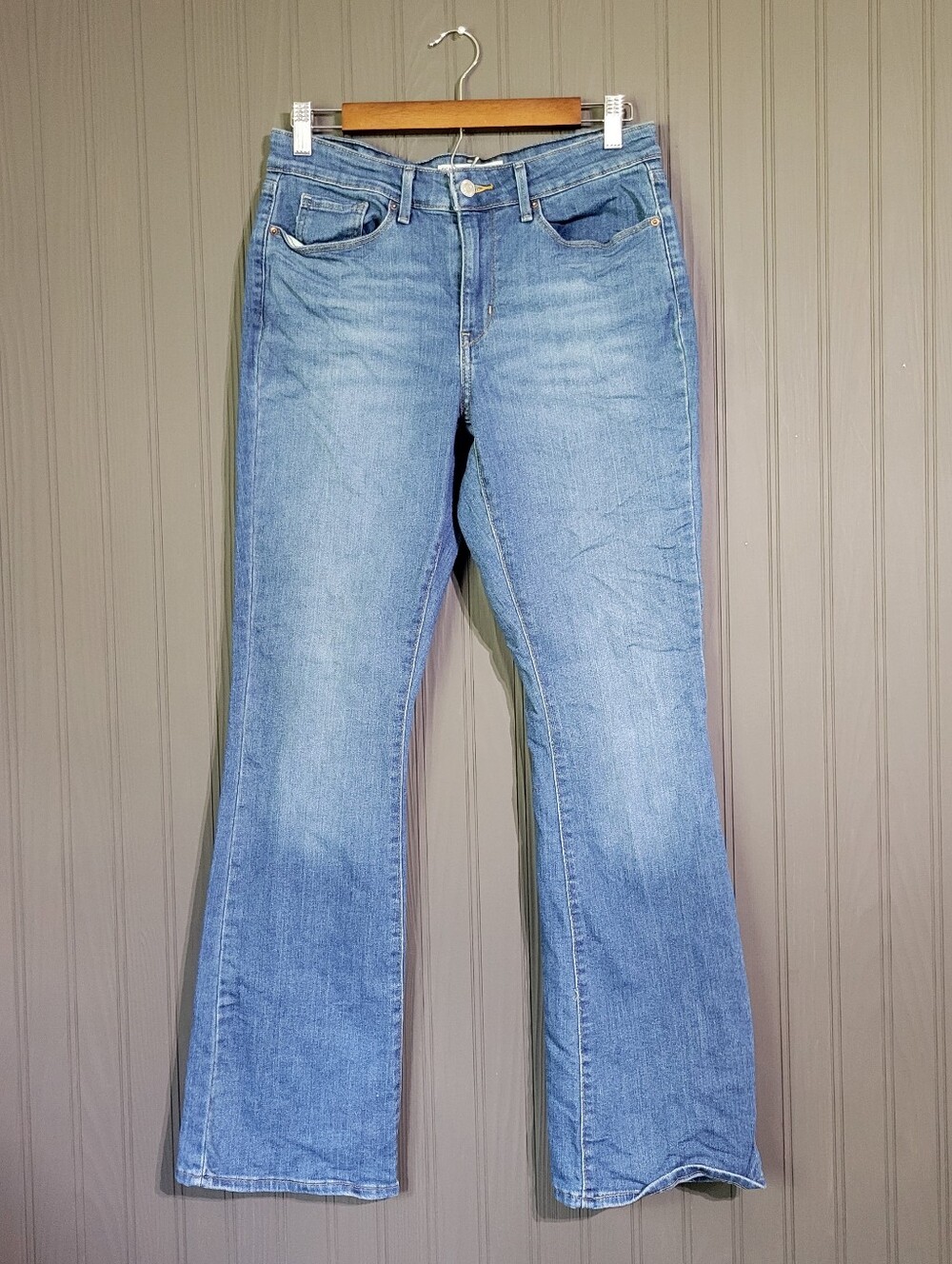 Signature By Levi Strauss Denim Jeans Mid-Rise Bootcut Light Blue Women's 28